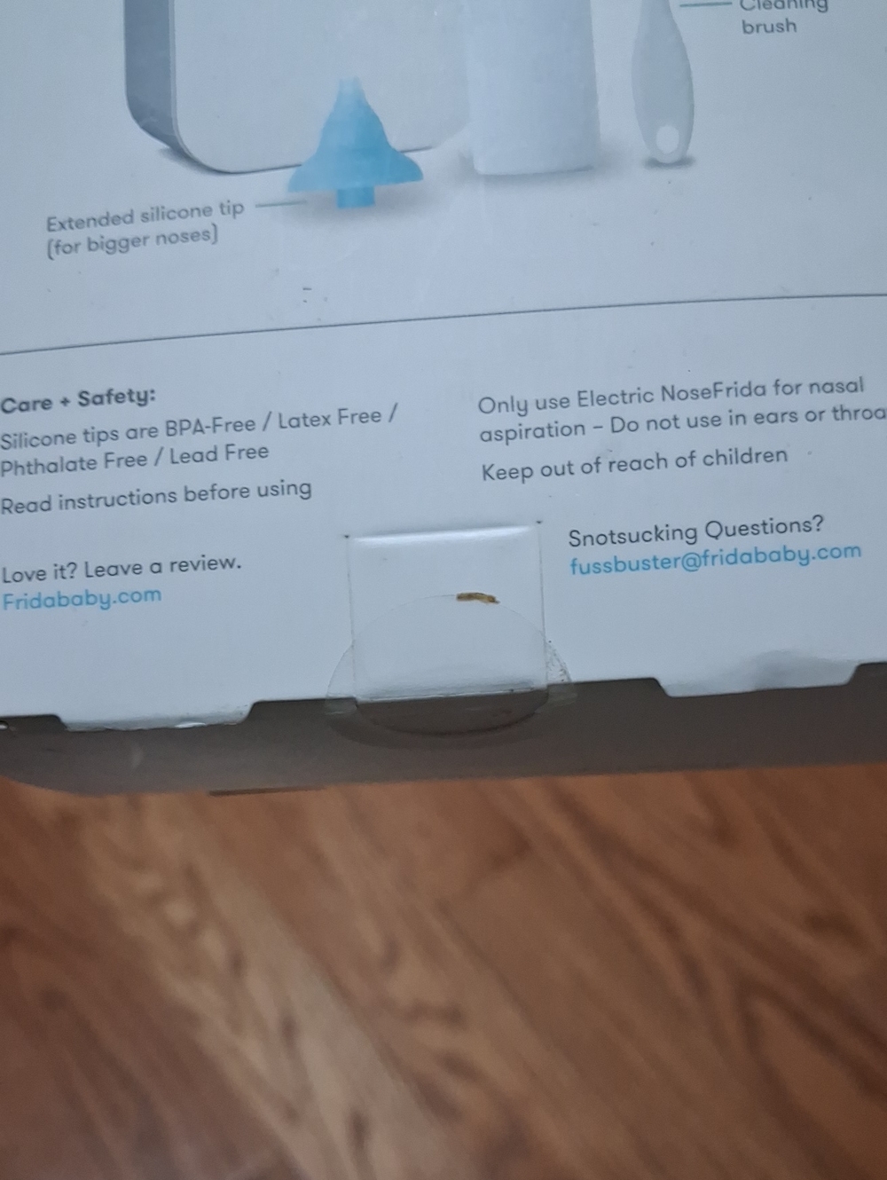 fridababy Electric NoseFrida Nasal Aspirator - White & Blue - Picture 8 of 9